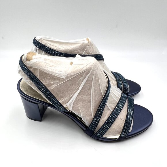 WIDE WIDTH Naturalizer Vanessa Jeweled Block Heels